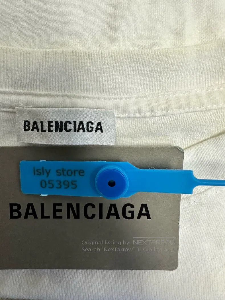Other Balenciaga Letter Printed Crew Neck Short Sleeve Slim Fit Size US S / EU 44-46 / 1 - 5 Thumbnail