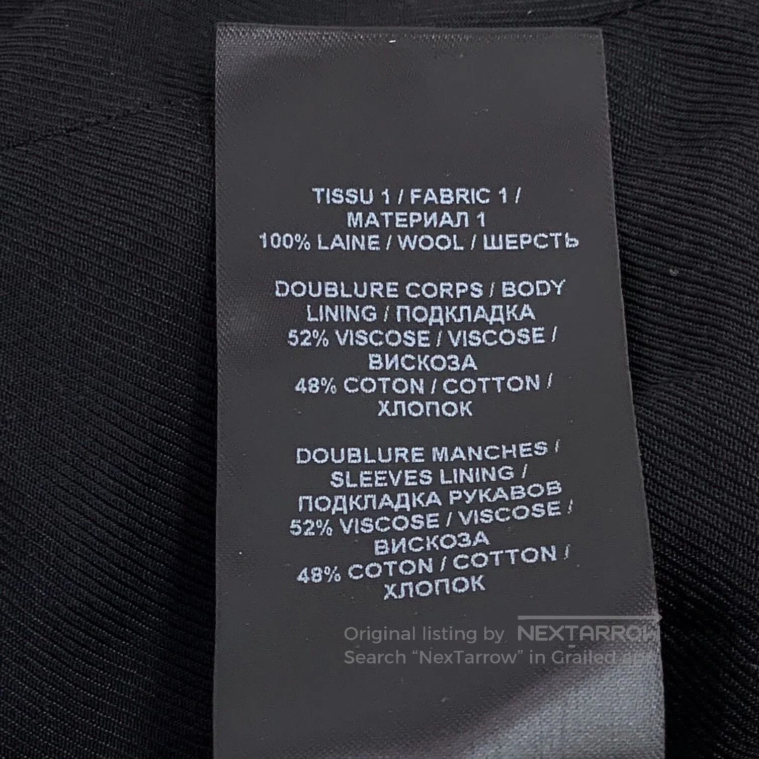 Balmain Balmain Black Wool Lapel Blazer. Size S / US 4 / IT 40 - 7 Thumbnail