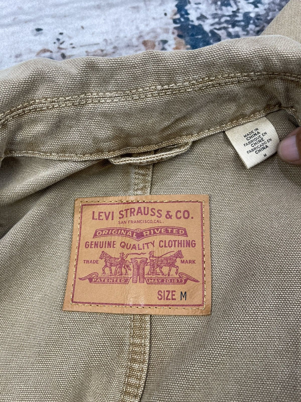 Levi's Levi’s Strauss Duck Canvas Button Up Chore Jacket Size US M / EU 48-50 / 2 - 12 Thumbnail