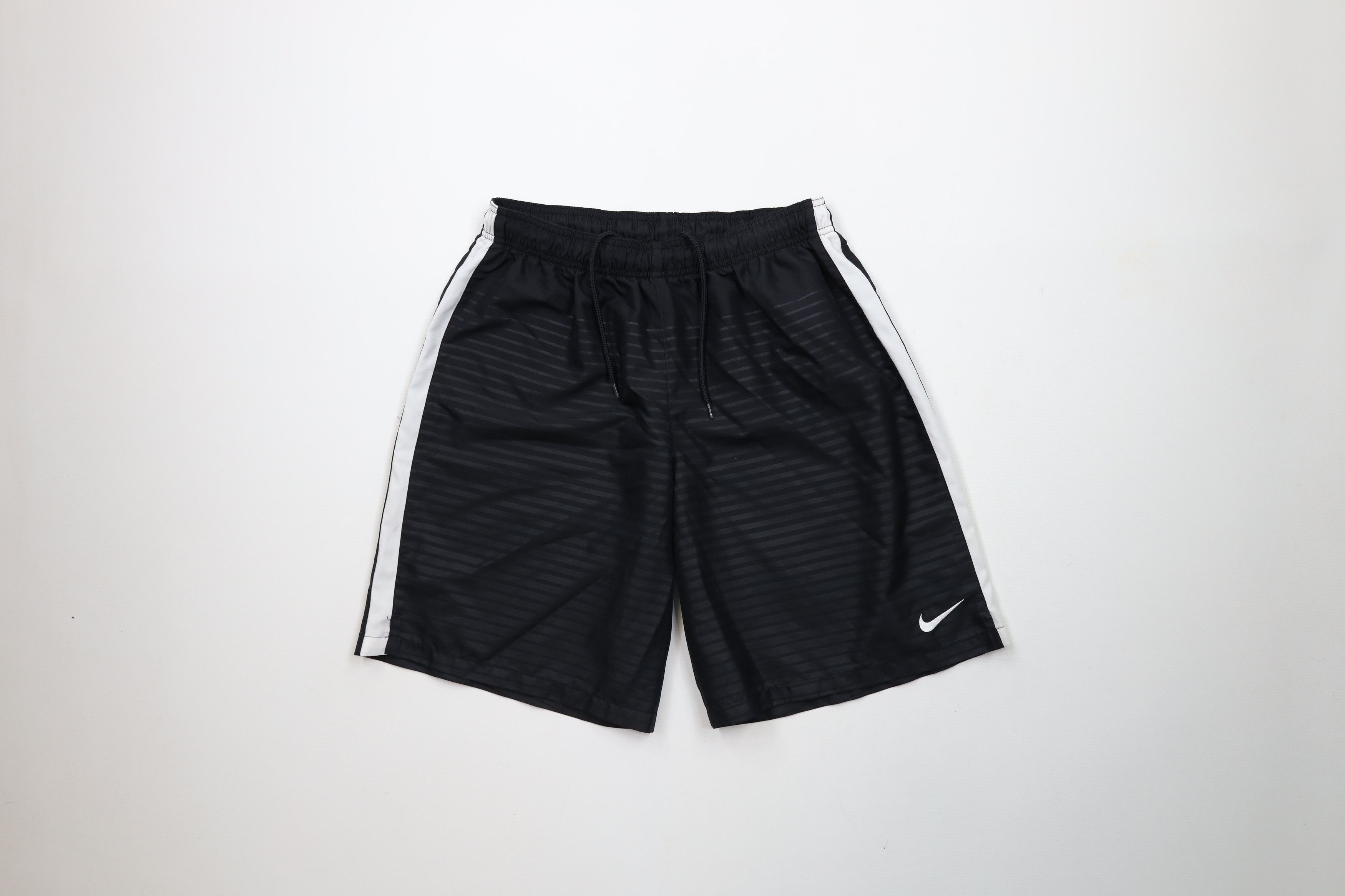 Nike × Vintage Vintage Y2K Nike Mini Swoosh Striped Running Soccer Shorts Size US 36 / EU 52 - 1 Thumbnail