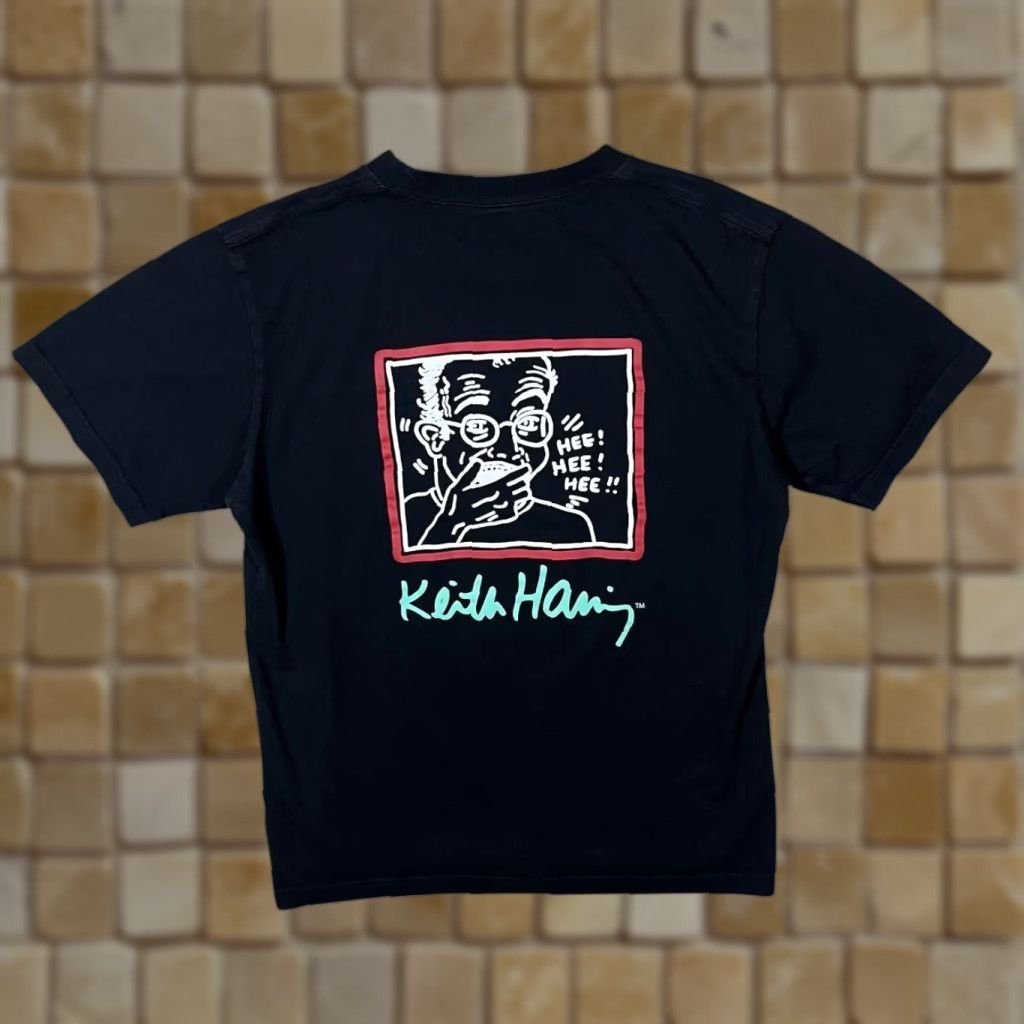 Uniqlo Uniqlo x Keith Haring NYC Pop Icons Black Short Sleeve Pocket Cotton T-Shirt M Men Size US M / EU 48-50 / 2 - 1 Thumbnail