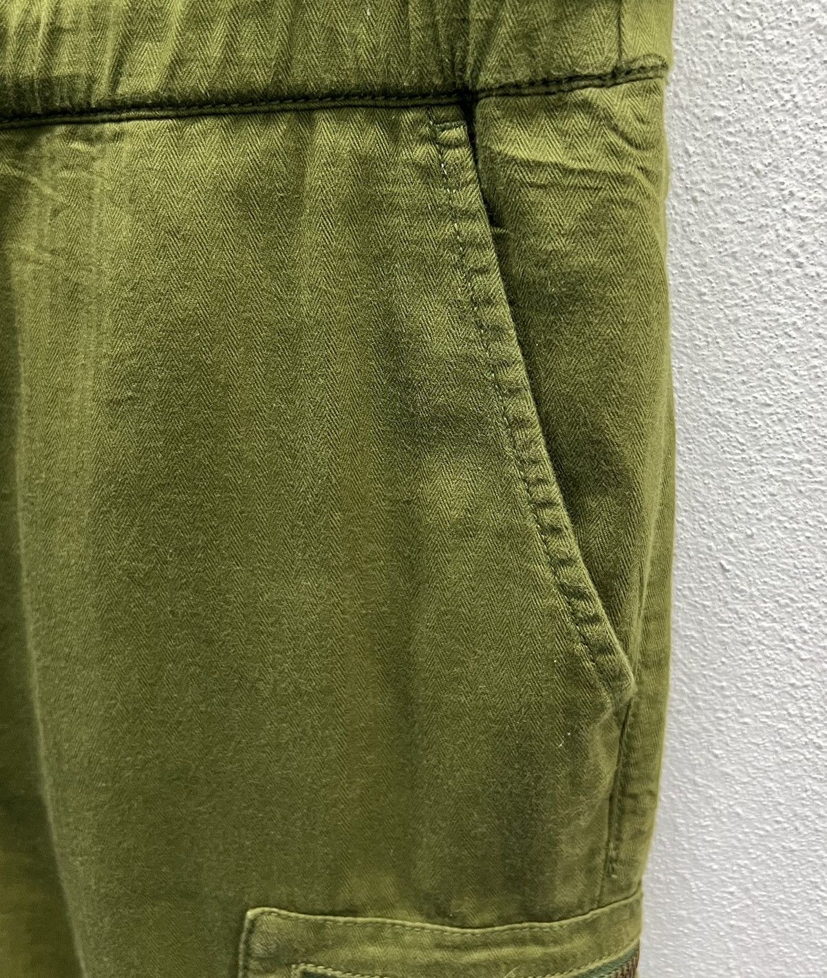 Japanese Brand × Vintage Vintage Y2K X-girl Olive Green Utility Jumpsuit - Size 2 Size US 34 / EU 50 - 7 Thumbnail