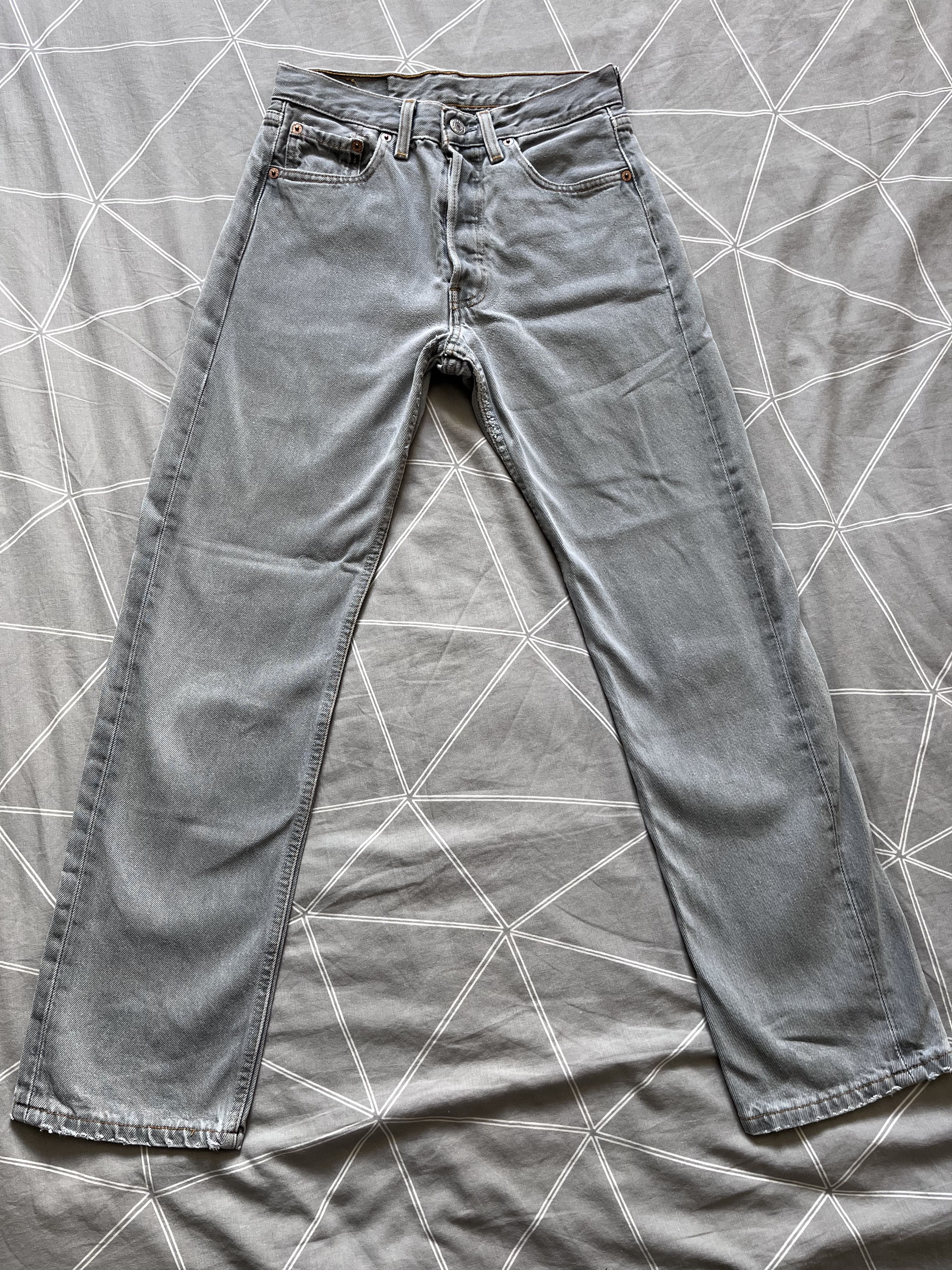 Levi's Levi’s 501XX Men’s Jeans W29 L32 – USA 1999 – Gray – Vintage Size US 29 - 1 Thumbnail