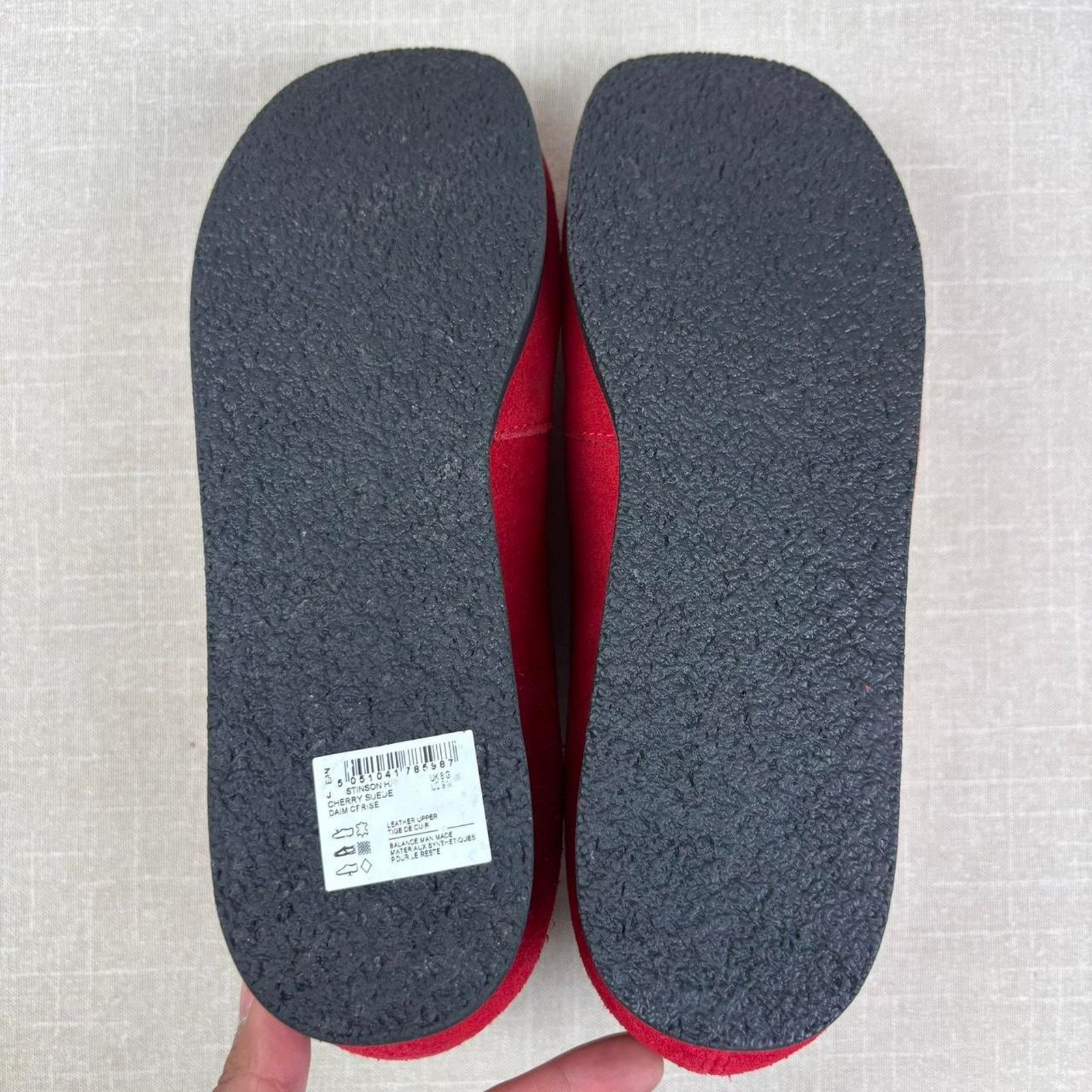 Clarks 🍒 Clarks Stinson Hi “Cherry Suede” 9M Size US 9 / EU 42 - 5 Thumbnail