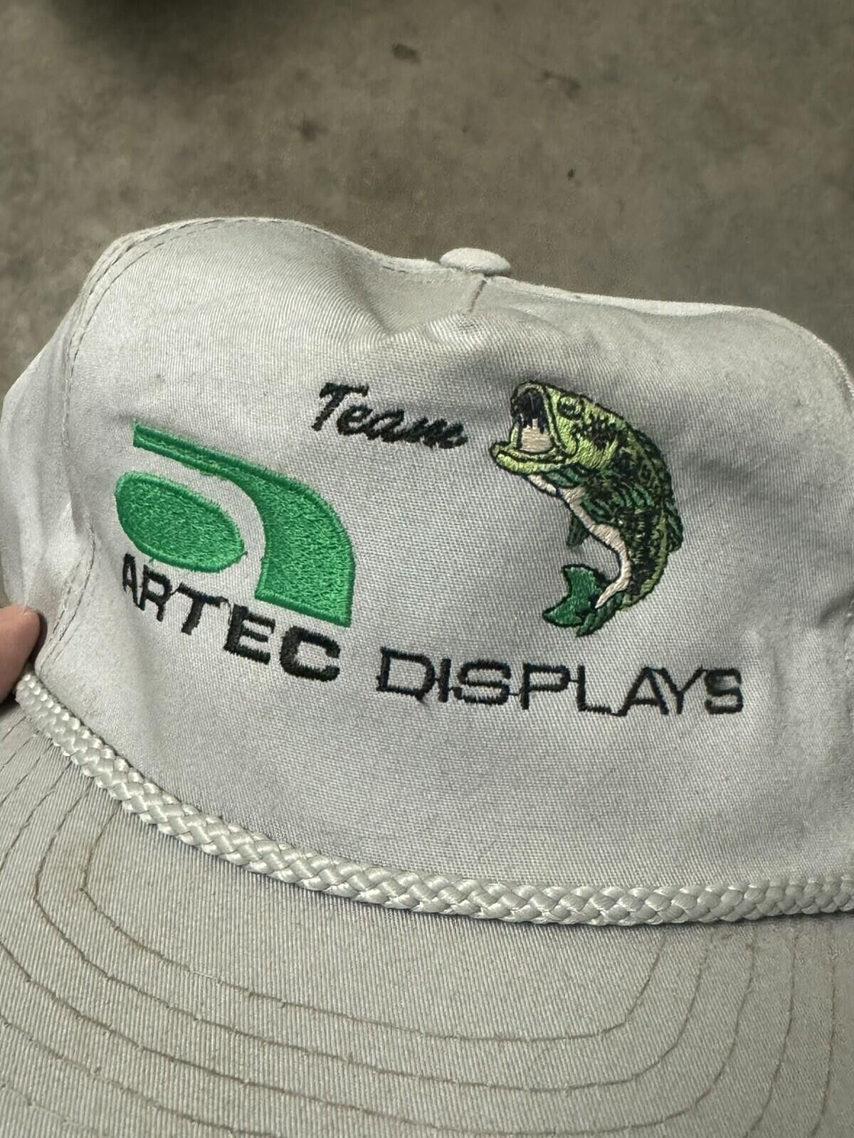 Yupong Vintage 90s Fishing Artec Displays Distressed Hat Size ONE SIZE - 2 Thumbnail