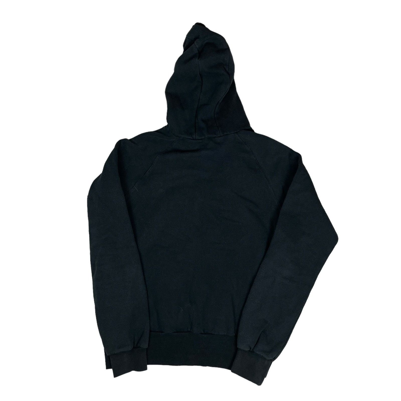 Nike × Vintage Nike Black Swoosh Logo Long Sleeve Pullover Hoodie Large Size L / US 10 / IT 46 - 7 Thumbnail