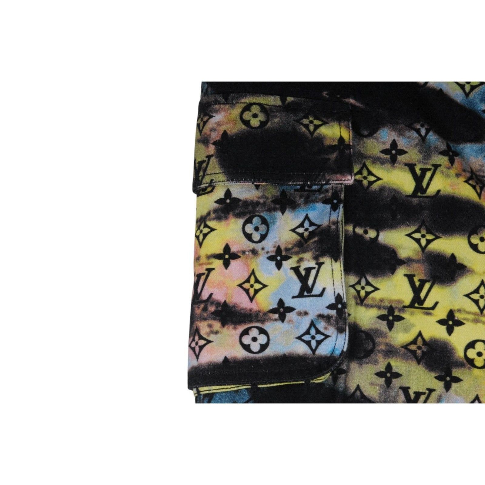 Louis Vuitton Tie Dye Cargo Monogram Cargo Pants Size US 30 / EU 46 - 7 Thumbnail
