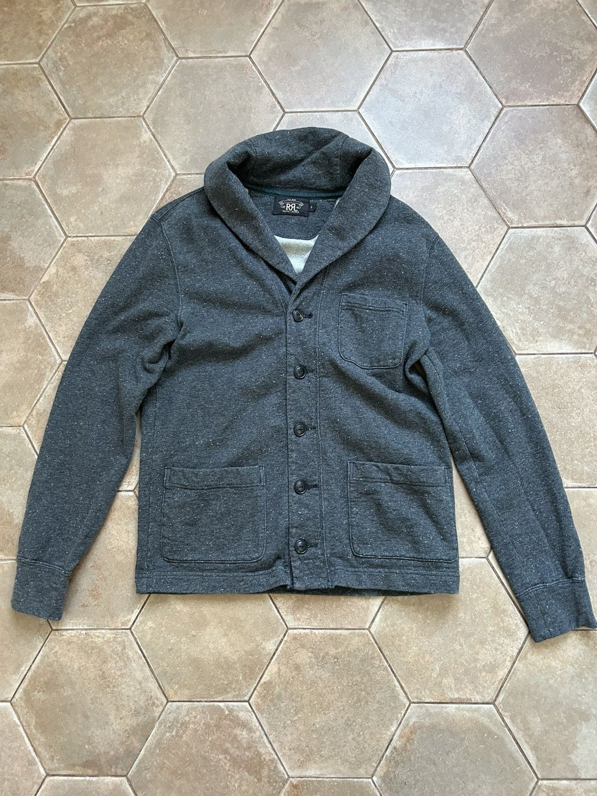 RRL Ralph Lauren RRL Ralph Lauren Double Shawn Collar Cardigan Jacket Size US S / EU 44-46 / 1 - 1 Thumbnail