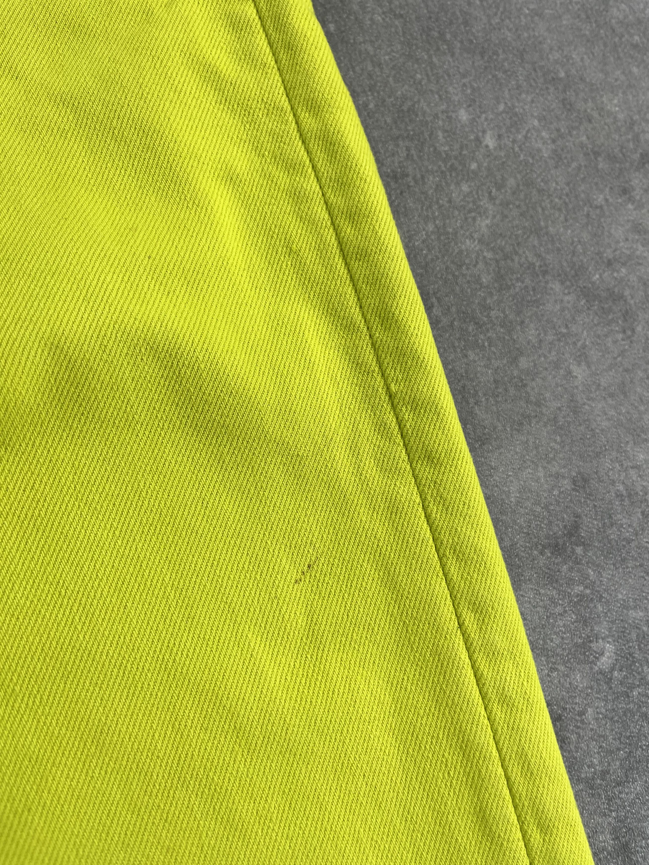 Acne Studios Rare Acne Studios 1996 Reactive Dye Lime Green Pants Jeans Size US 30 / EU 46 - 11 Thumbnail