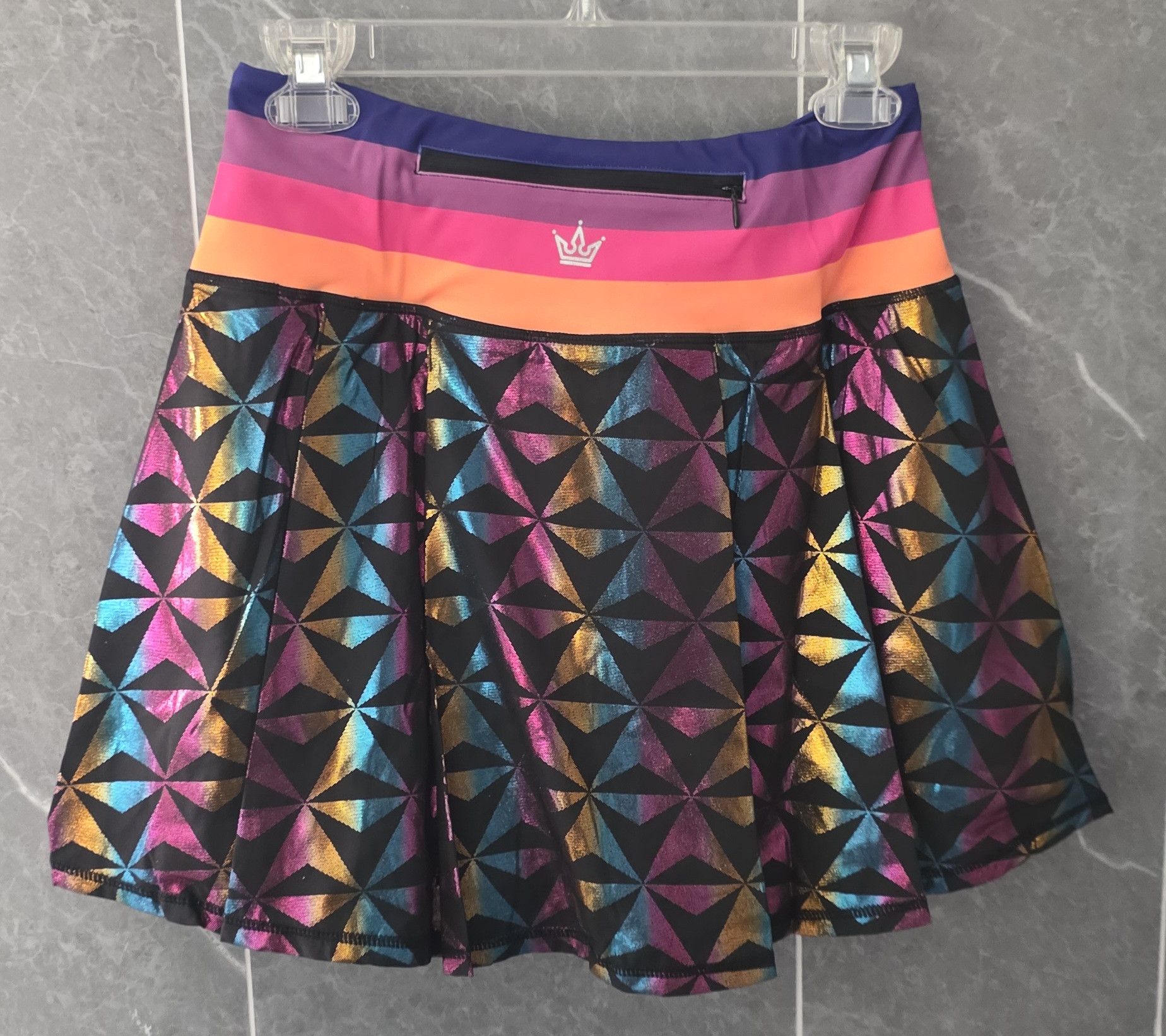 Other NWT Crowned Athletics Geodesic Icon Night Athletic Skort M Size 30" / US 8 / IT 44 - 2 Thumbnail