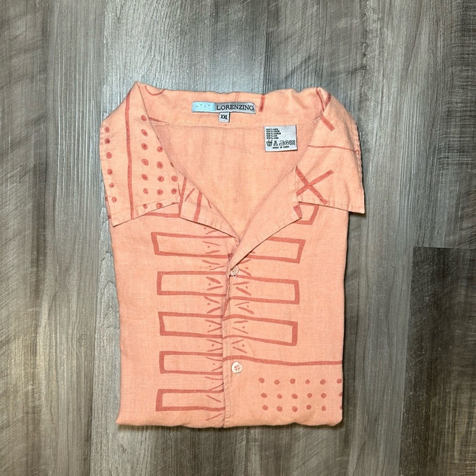 Other Lorenzino Linen Short Sleeve Button Down - 2XL Size US XXL / EU 58 / 5 - 1 Thumbnail