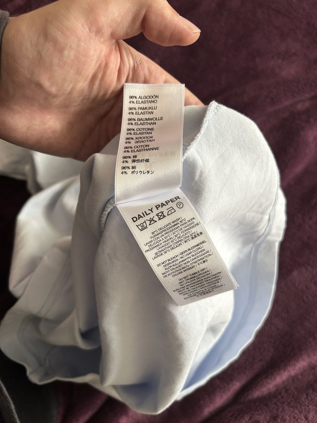 Daily Paper × Designer Daily Paper United Type Boxy Shirt Blue Embroidered Sz S Size US S / EU 44-46 / 1 - 8 Thumbnail