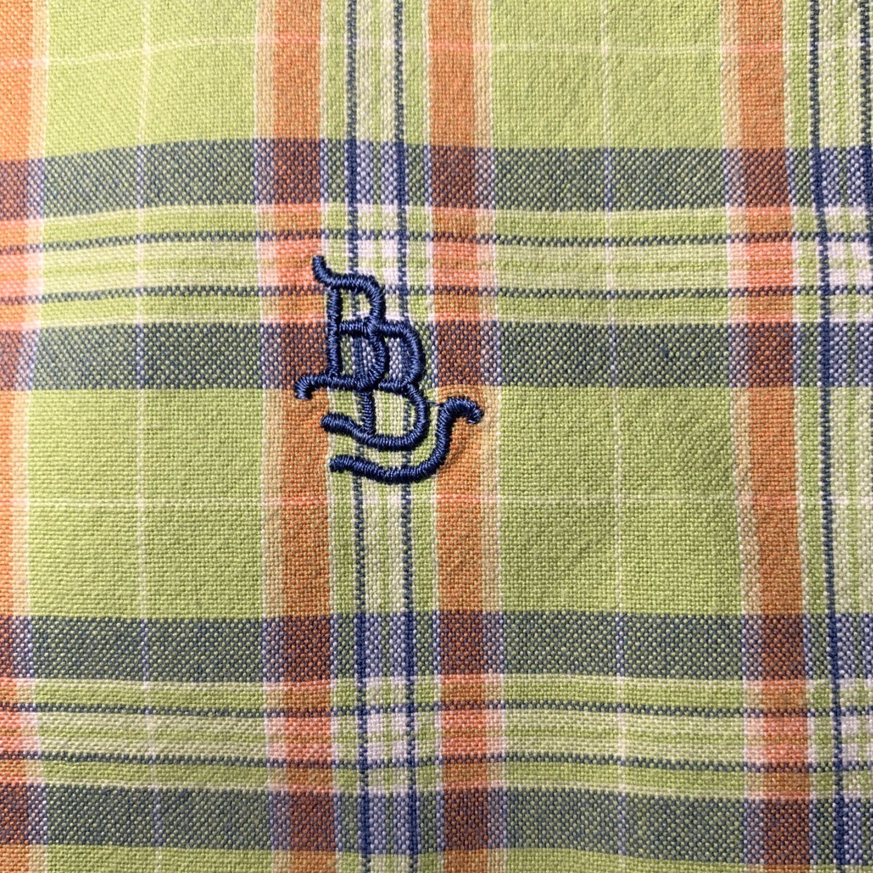Vintage Bit and Bridle Button Down Green Plaid Shirt Mens Sz L Short Sleeve Cotton Size US L / EU 52-54 / 3 - 6 Thumbnail