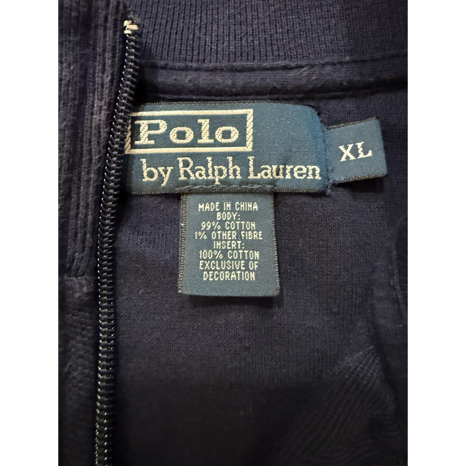 Polo Ralph Lauren Polo Ralph Lauren Full Zip Sweatshirt Mens XL Track Big Pony Size US XL / EU 56 / 4 - 4 Thumbnail