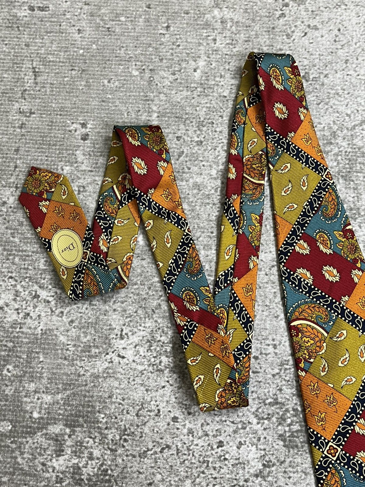 Christian Dior Monsieur Vintage Christian Dior Monsieur Silk Tie Size ONE SIZE - 3 Thumbnail