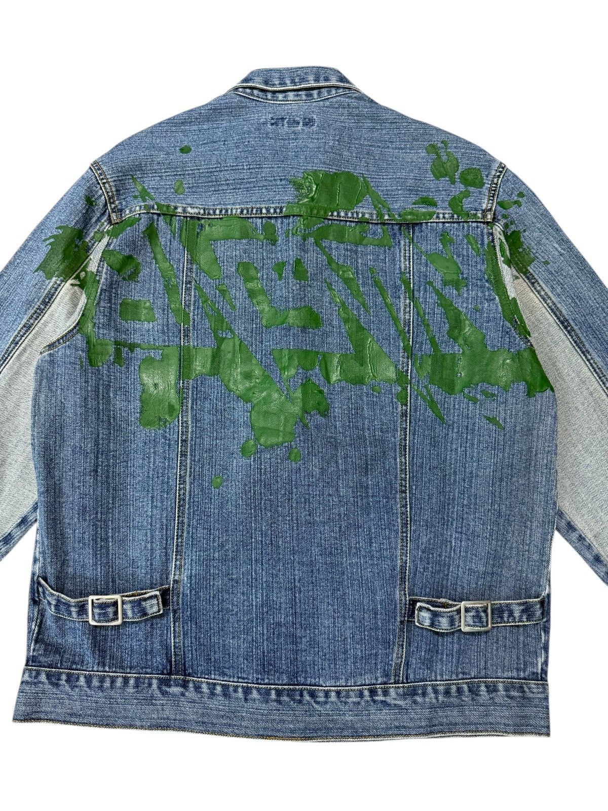 Supreme BALANCE WEAR DESIGN SPLASH DENIM JACKET Size US L / EU 52-54 / 3 - 3 Thumbnail