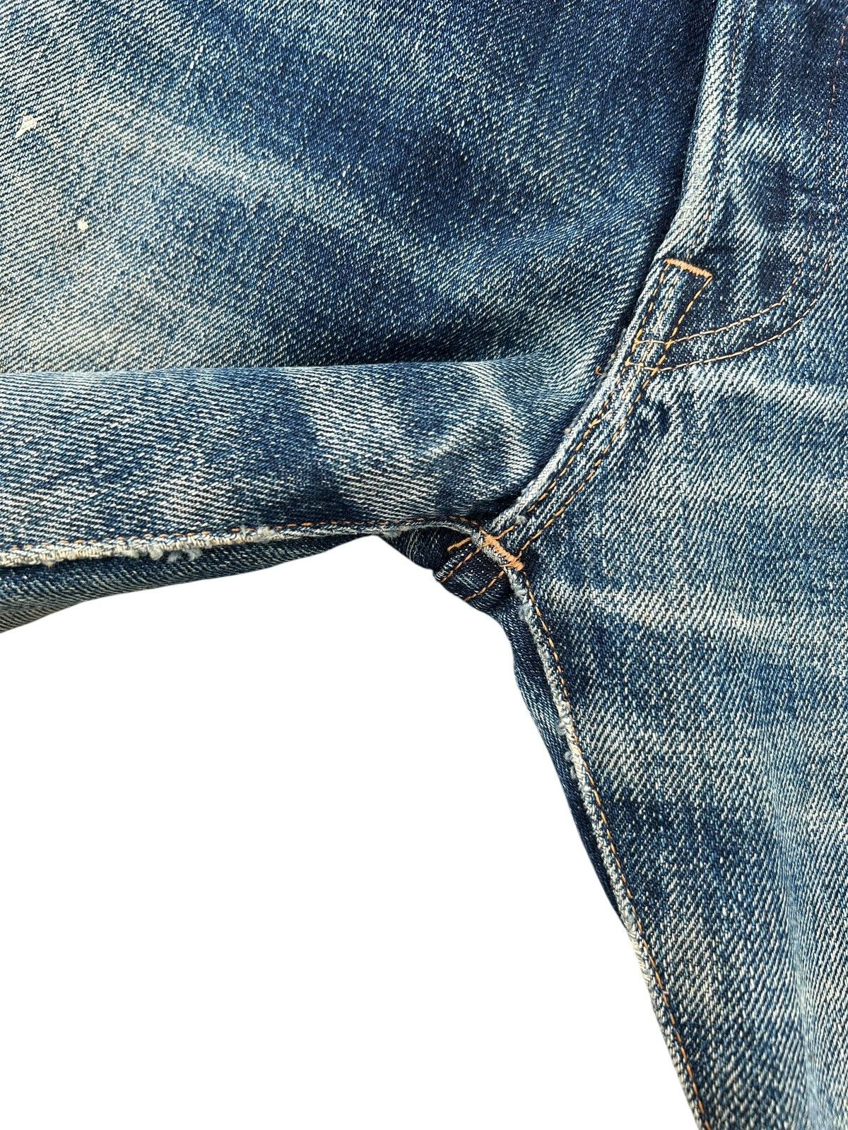 Kapital Thrashed Vintage Denime Selvedge Denim Jeans Size US 30 / EU 46 - 10 Thumbnail