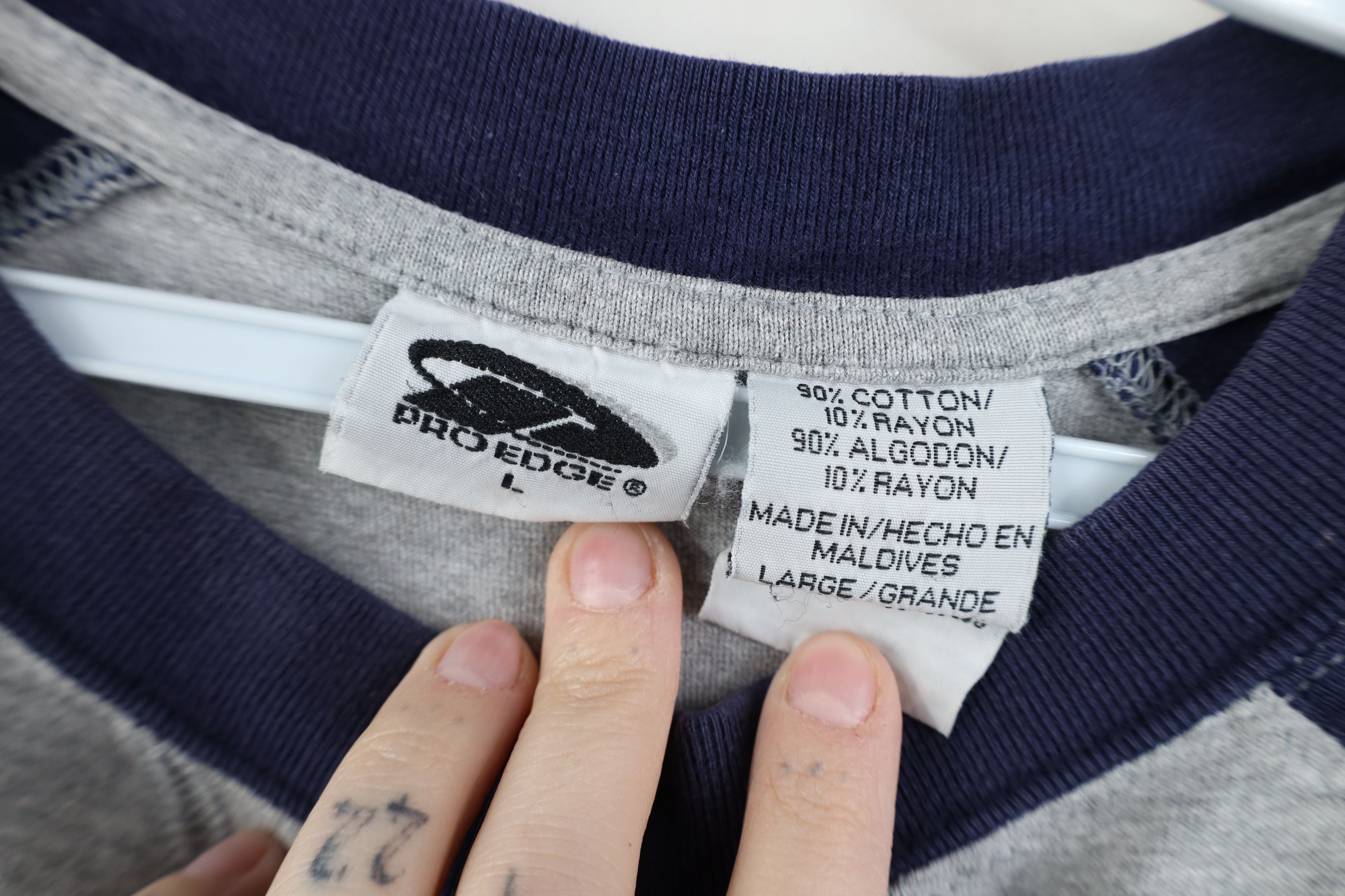Vintage Vintage Y2K 2000 Tigers Baseball 3/4 Sleeve Raglan T-Shirt Size US L / EU 52-54 / 3 - 11 Thumbnail