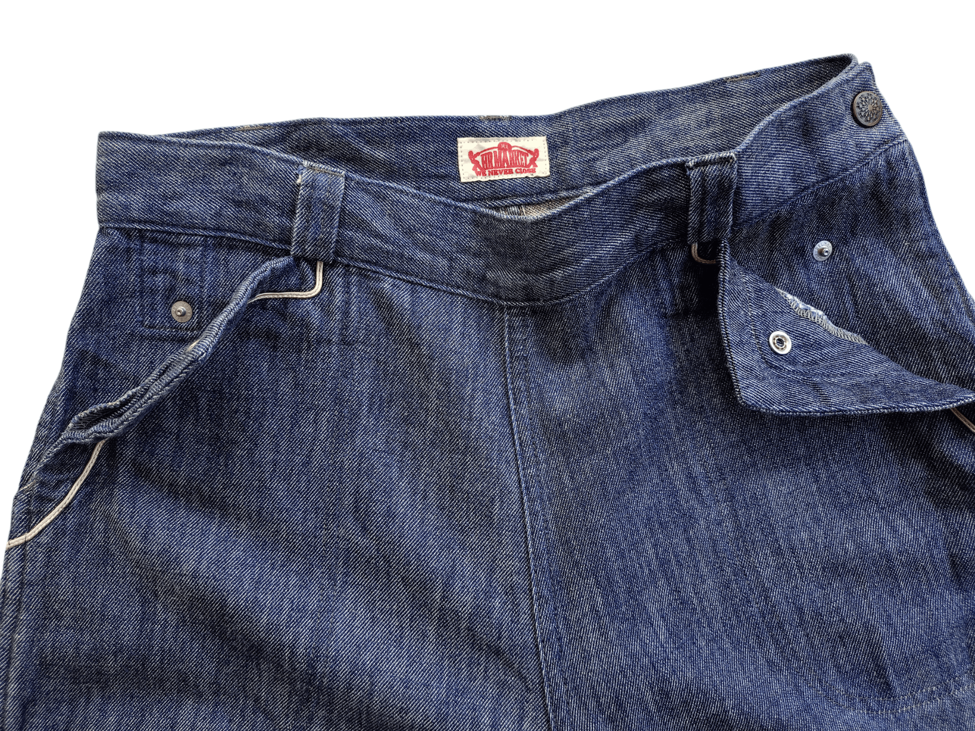 Japanese Brand × Vintage HR MARKET Women's Wide Leg Vintage Streetwear Denim Size 28" / US 6 / IT 42 - 8 Thumbnail
