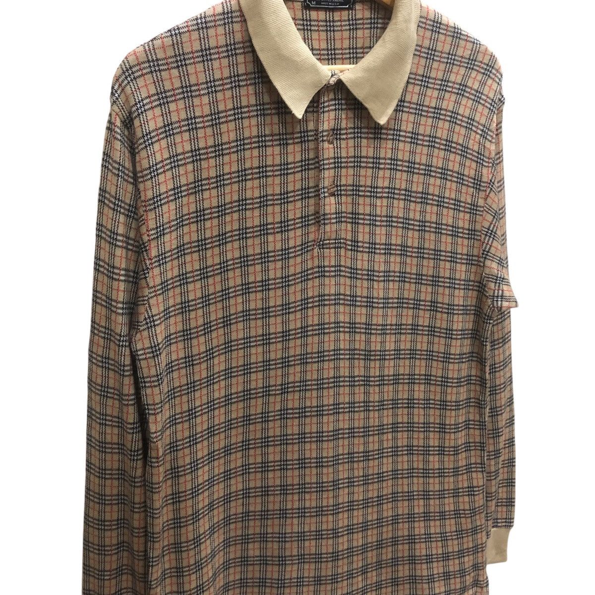 Burberry × Vintage Burberrys Made In Usa Long Sleeve Shirt Size US M / EU 48-50 / 2 - 2 Thumbnail