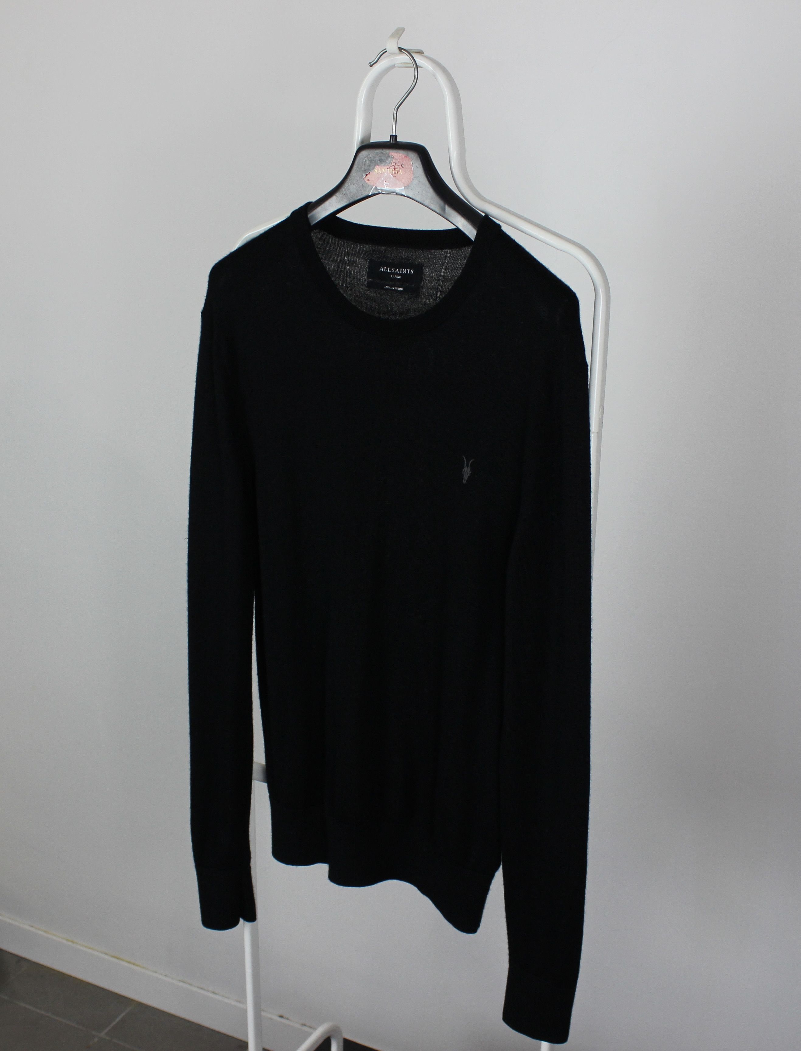 Allsaints allsaints sweater men wool M L black Mode Merino Crew Size US L / EU 52-54 / 3 - 2 Thumbnail