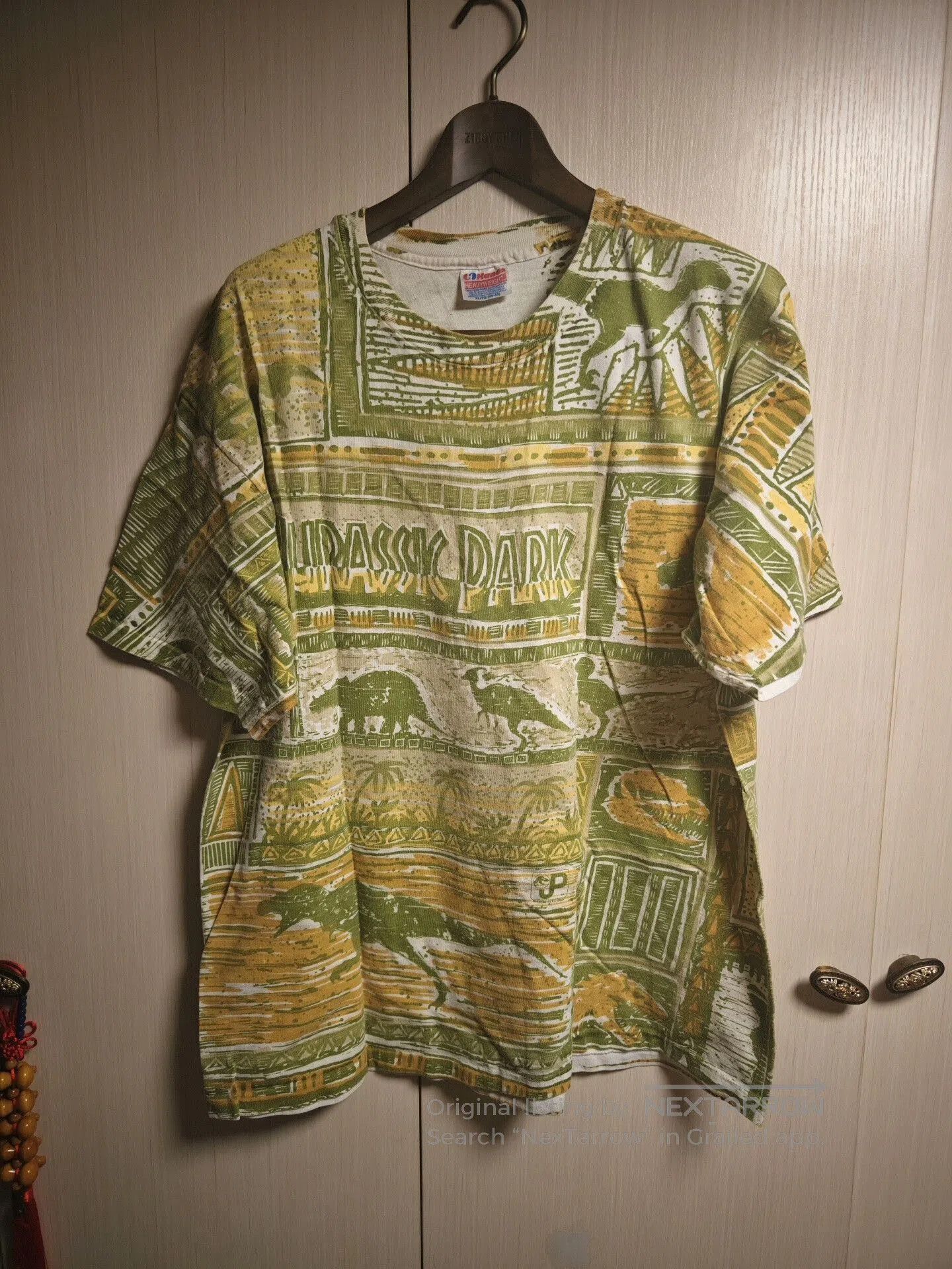 vintage jurassic park oversized t.