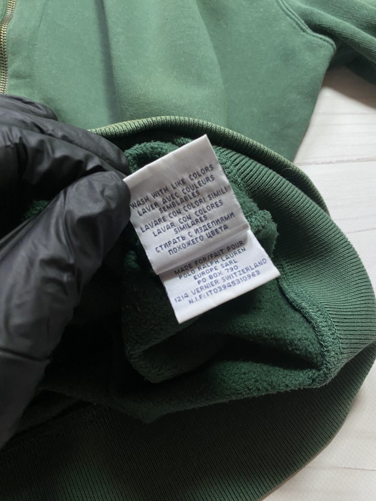 Polo Ralph Lauren Vintage Polo Ralph Lauren faded y2k zip hoodie Size US L / EU 52-54 / 3 - 5 Thumbnail