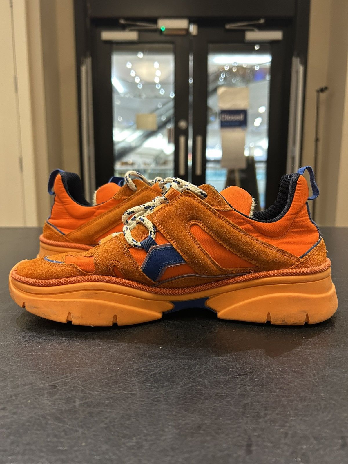 Isabel Marant Isabel Marant Kindsay Sneaker - Orange Blue Size US 8 / EU 41 - 4 Thumbnail
