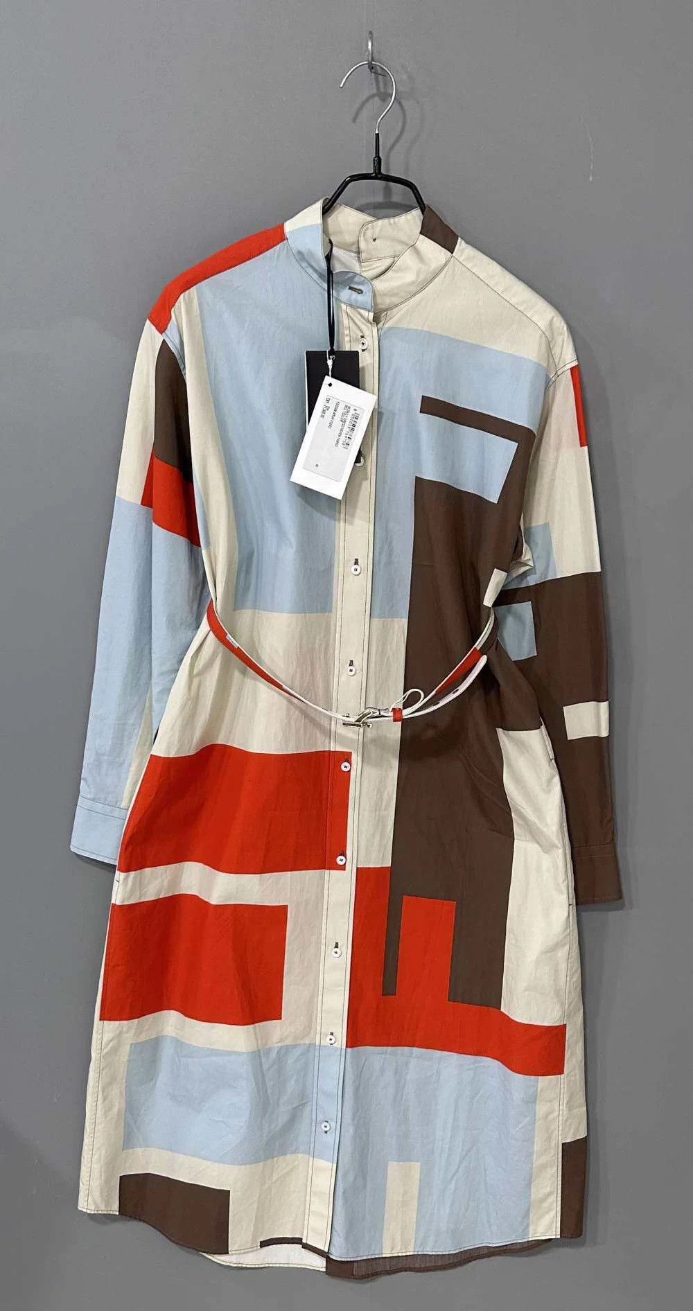 Fendi FENDI colorblocked shirt dress 40 Size M / US 6-8 / IT 42-44 - 2 Thumbnail