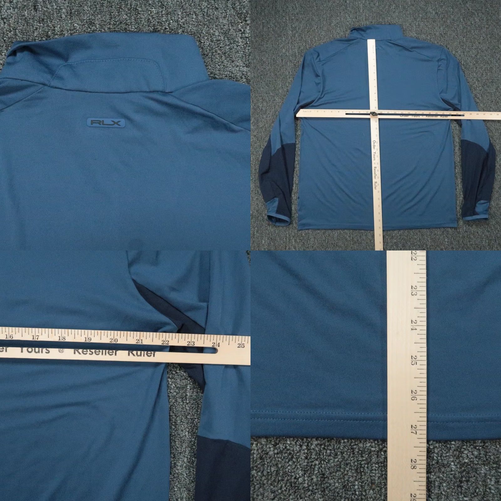 RLX Ralph Lauren RLX Ralph Lauren Pullover Mens Large Blue 1/4 Zip Performance Golf Ryder Cup Activewear Casual Travel Moisture Wicking Breathable Stretch Size US L / EU 52-54 / 3 - 8 Thumbnail