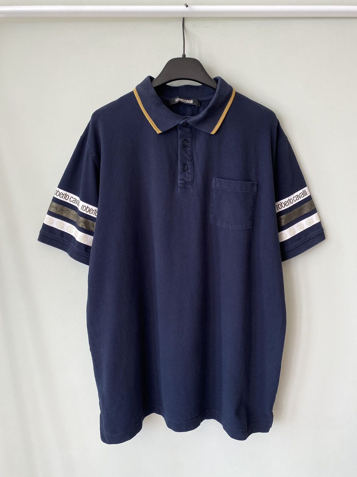 Roberto Cavalli Roberto Cavalli polo t shirt Size US XXL / EU 58 / 5 - 1 Thumbnail