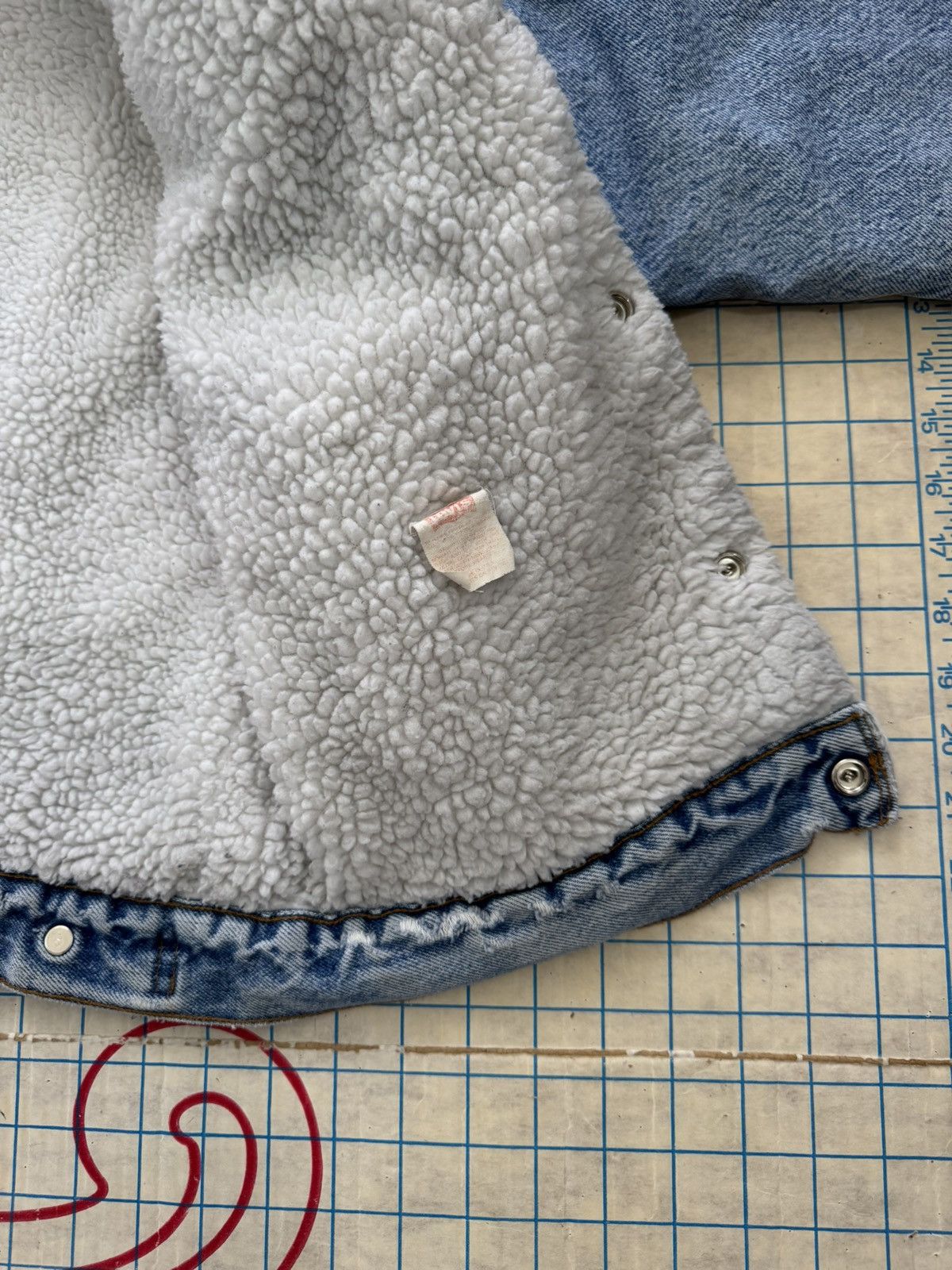 Levi's Vintage Levi’s 80’s Sherpa Lined Denim Jacket Mens Small Size US S / EU 44-46 / 1 - 9 Thumbnail