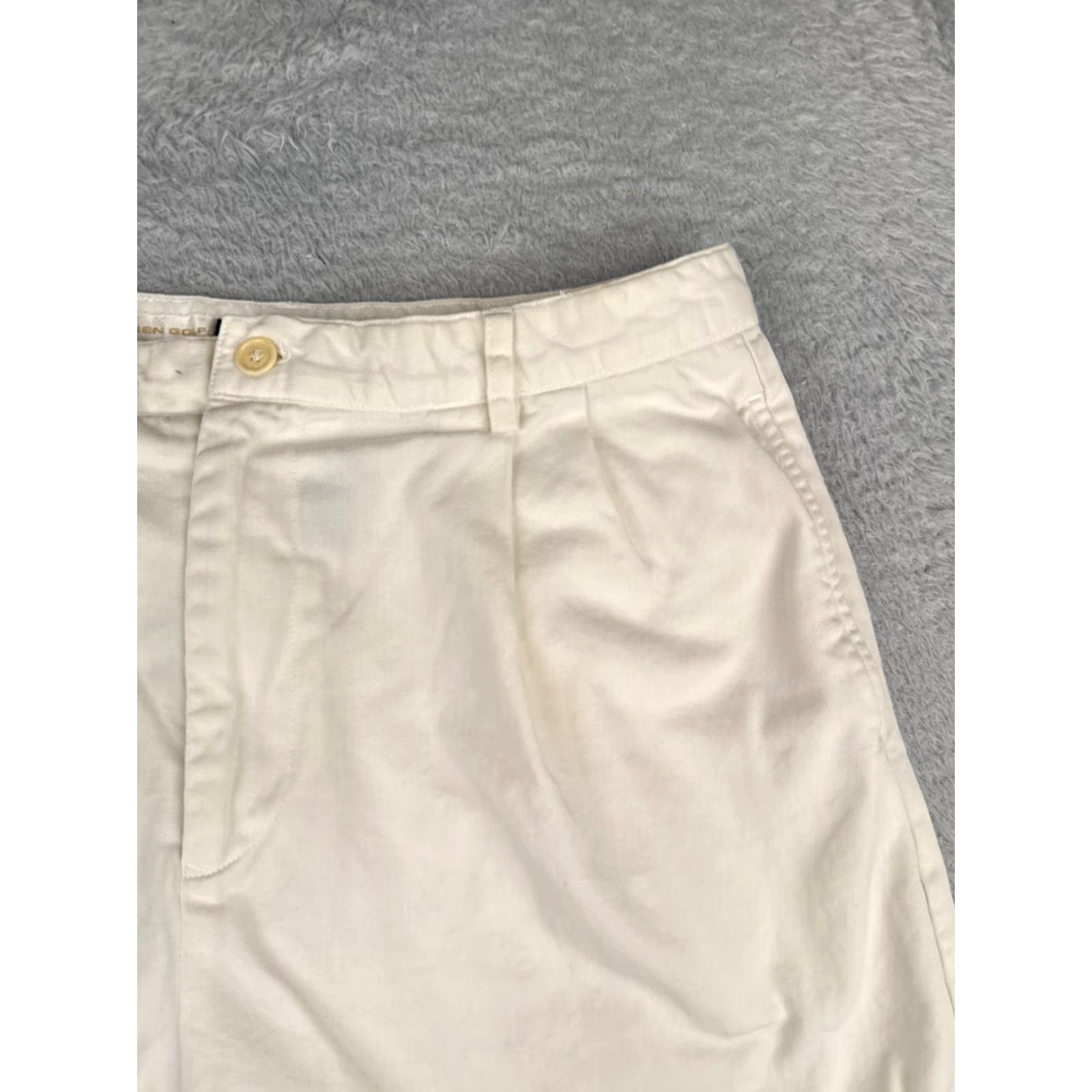 Ralph Lauren Ralph Lauren Golf Shorts Women 8 White Cotton Twill Pleated Regular Inseam 6 in Golf Casual Travel Size 30" / US 8 / IT 44 - 5 Thumbnail