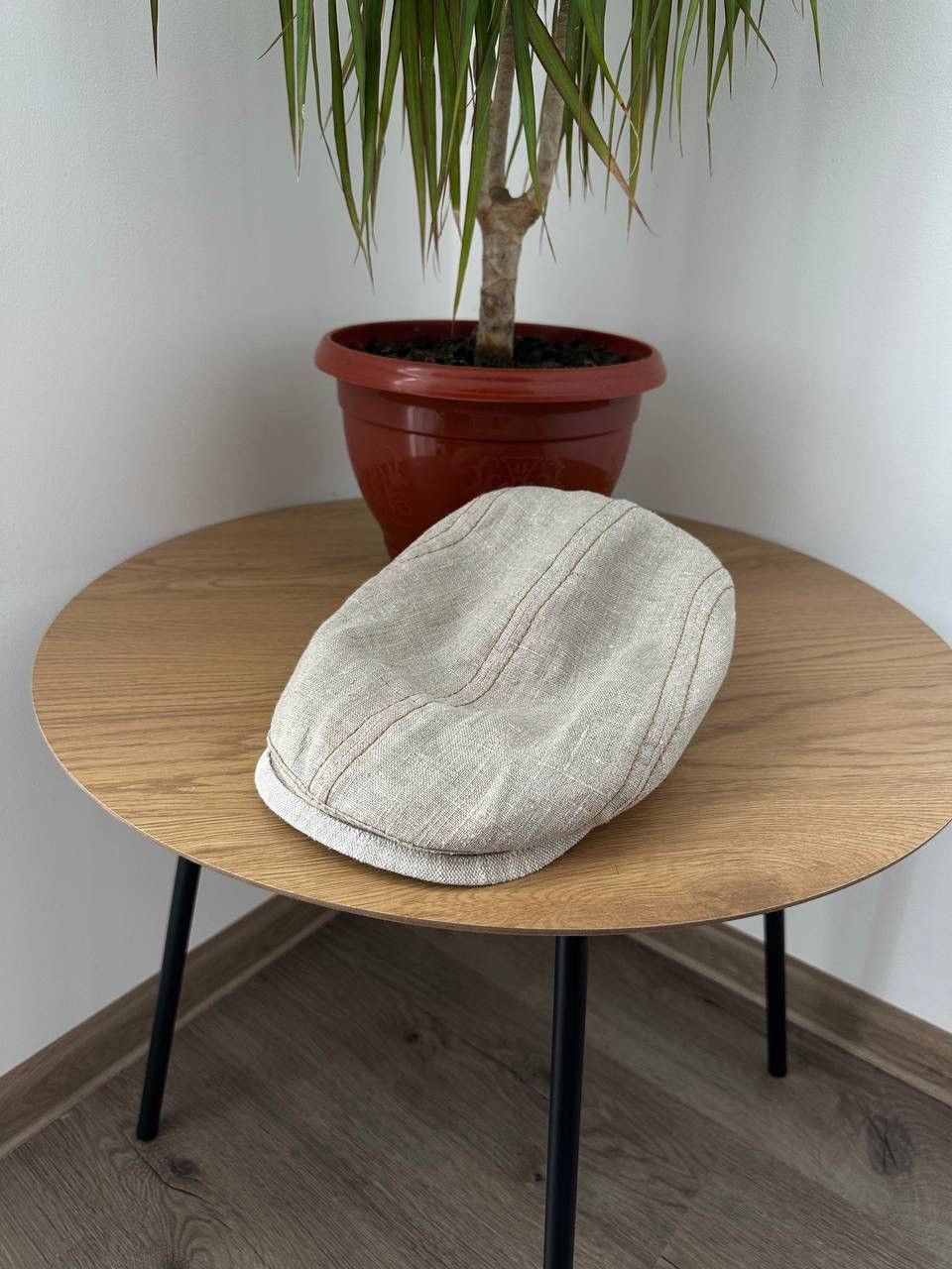 Japanese Brand × Vintage Vintage Petracci Linen Flat Cap Beige Hat Lightweight Cap Size ONE SIZE - 1 Thumbnail
