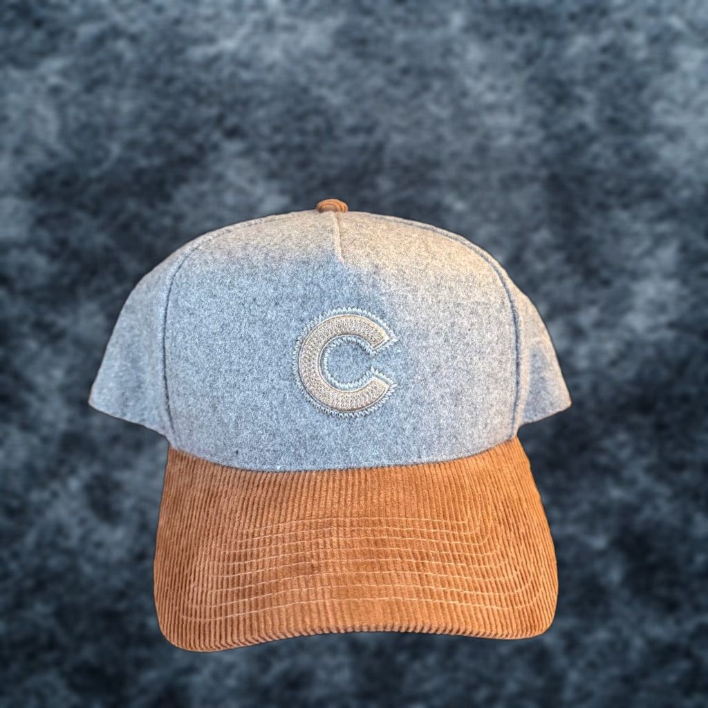 Mitchell & Ness Mitchell Ness Chicago Cubs Gray Corduroy Brim Baseball Cap Adjustable Mens NWT Size ONE SIZE - 1 Thumbnail