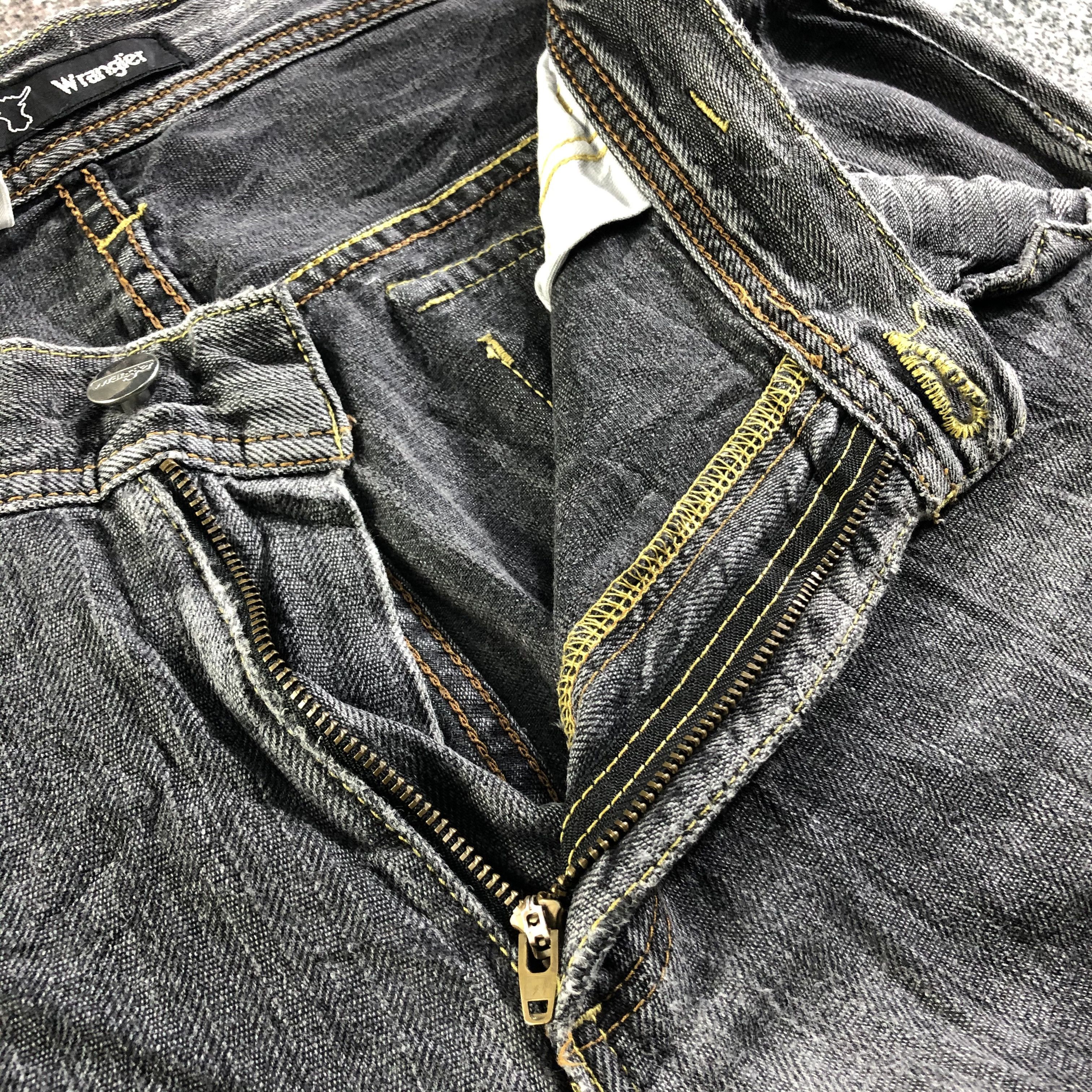 Vintage Vintage Wrangler Jeans Faded Black Denim KJ3009 Size US 36 / EU 52 - 8 Thumbnail