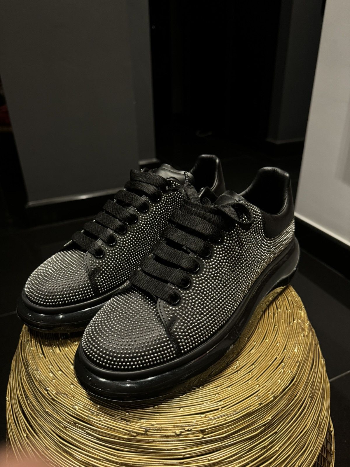 Alexander McQueen Alexander McQueen diamond sneakers Grailed