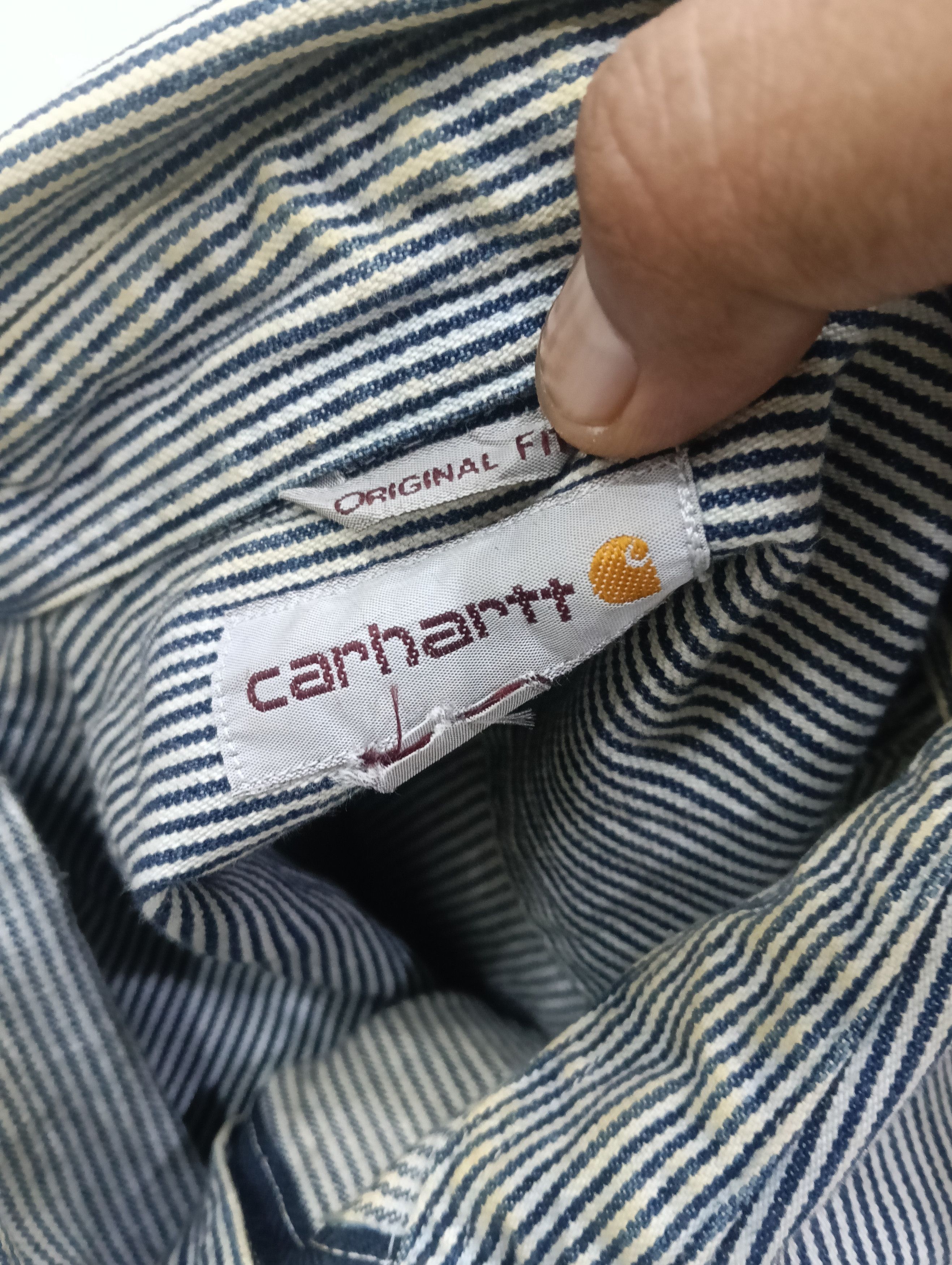 Carhartt Carhatt Striped Half Zipper Size US XXL / EU 58 / 5 - 7 Thumbnail