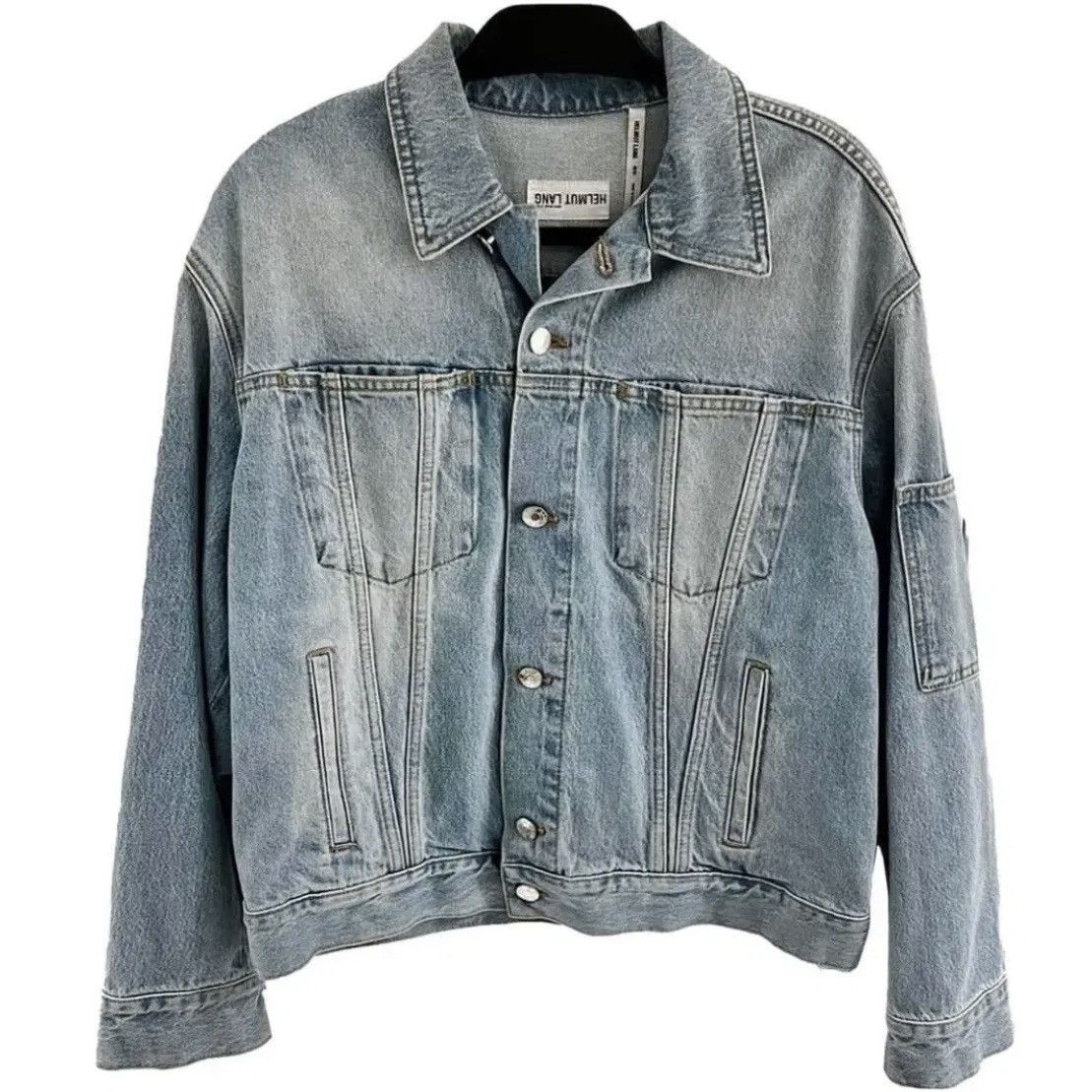 Helmut Lang Helmut Lang Tessel Denim Jacket Size US S / EU 44-46 / 1 - 2 Thumbnail