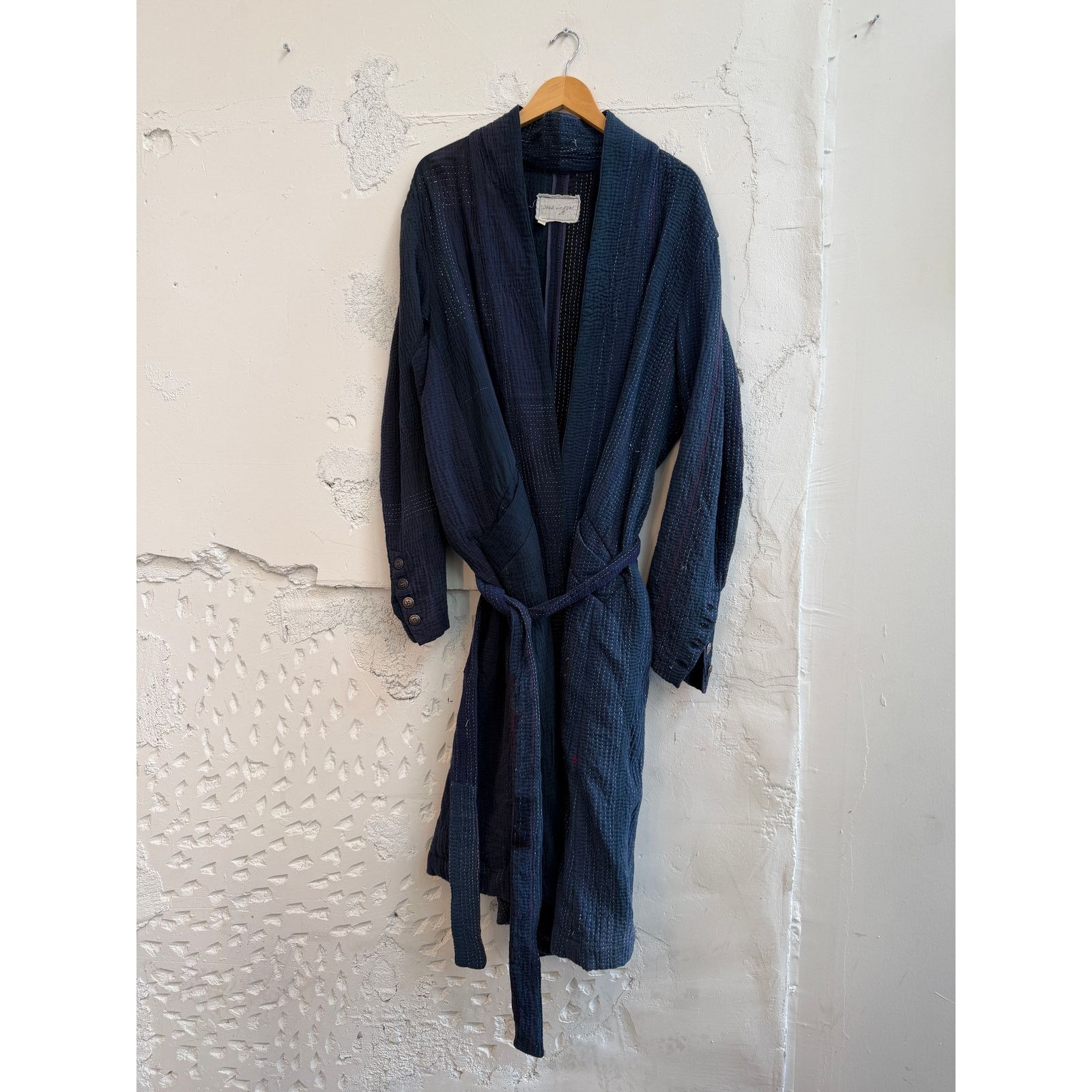 Greg Lauren Greg Lauren SAMPLE Kantha GL1 Belted Kimono Robe Size US XL / EU 56 / 4 - 1 Thumbnail