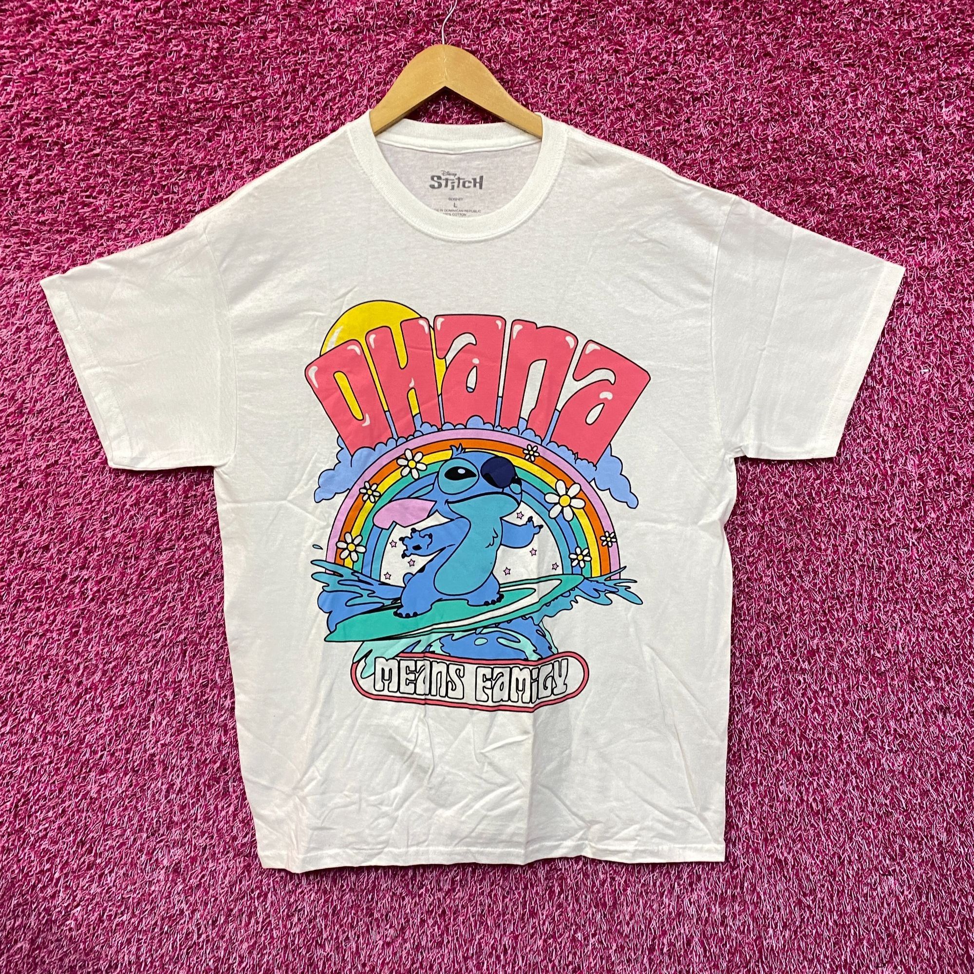 Disney Stitch Surfing Ohana Means Family Disney Lilo & Stitch Tee L Size US L / EU 52-54 / 3 - 1 Thumbnail