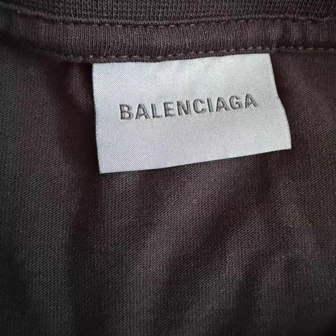 Balenciaga Balenciaga 2026fw Distressed Cracked Logo Tee S Size US S / EU 44-46 / 1 - 2 Thumbnail