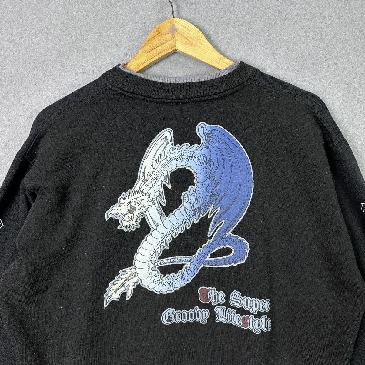 Japanese Brand Vintage Grass Hitter Dragon Graphic Sweatshirt Size US M / EU 48-50 / 2 - 5 Thumbnail