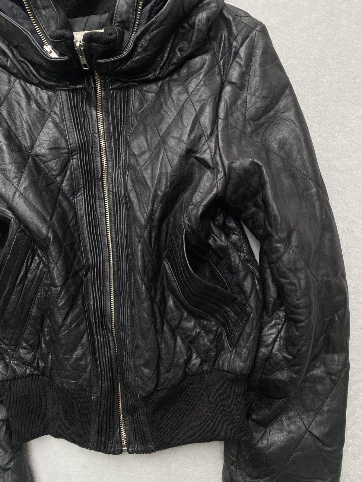 Enchantment 2000s- Enchantment? -Bono Quilted Leather Jacket Size S / US 4 / IT 40 - 7 Thumbnail