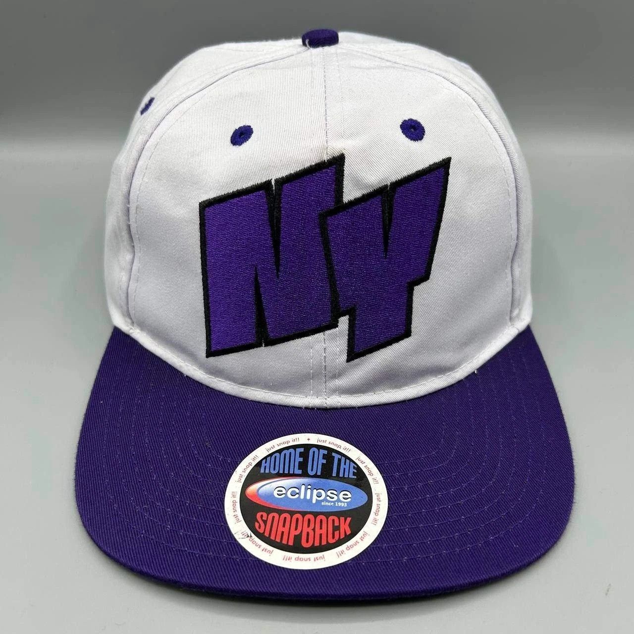Other Vintage New York Hat Men Embroidered Eclipse Snap Back Cap Size ONE SIZE - 1 Thumbnail