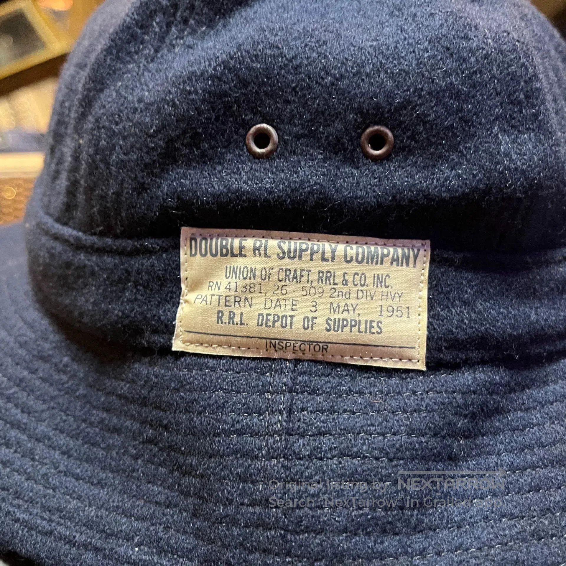 RRL Ralph Lauren RRL Wool Blend Bucket Hat. Size ONE SIZE - 2 Thumbnail