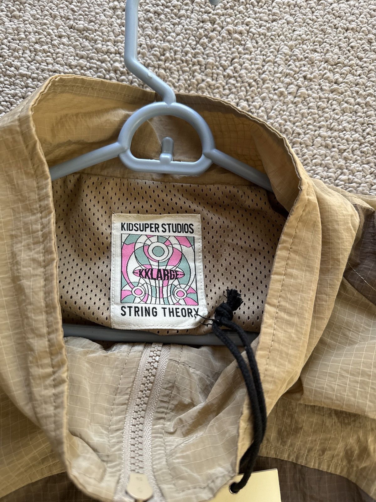KidSuper Kid super brown and beige track suit jacket 2024 fall Size US XXL / EU 58 / 5 - 4 Thumbnail