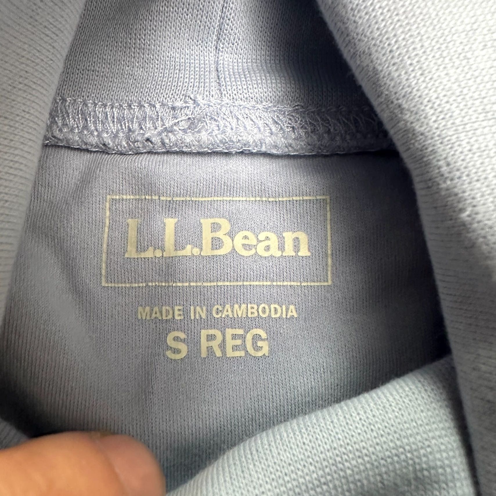 Vintage L.L. Bean Shirt Women S Purple Mock Neck Long Sleeve Cotton Casual Womens Size S / US 4 / IT 40 - 5 Thumbnail