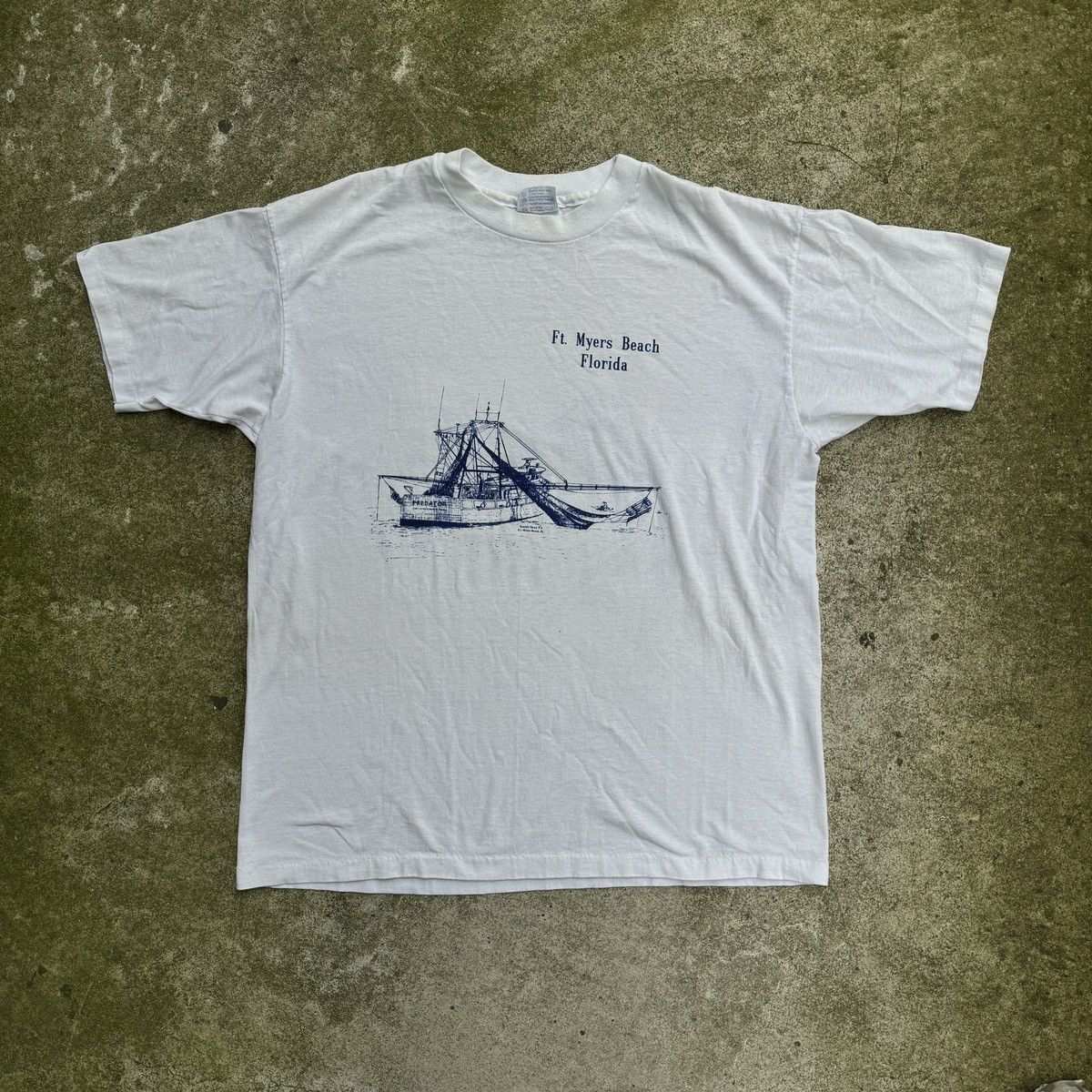 Vintage Thrashed Faded Distressed Sailboat Shirt ERD Grunge Chrome Size US XL / EU 56 / 4 - 1 Thumbnail