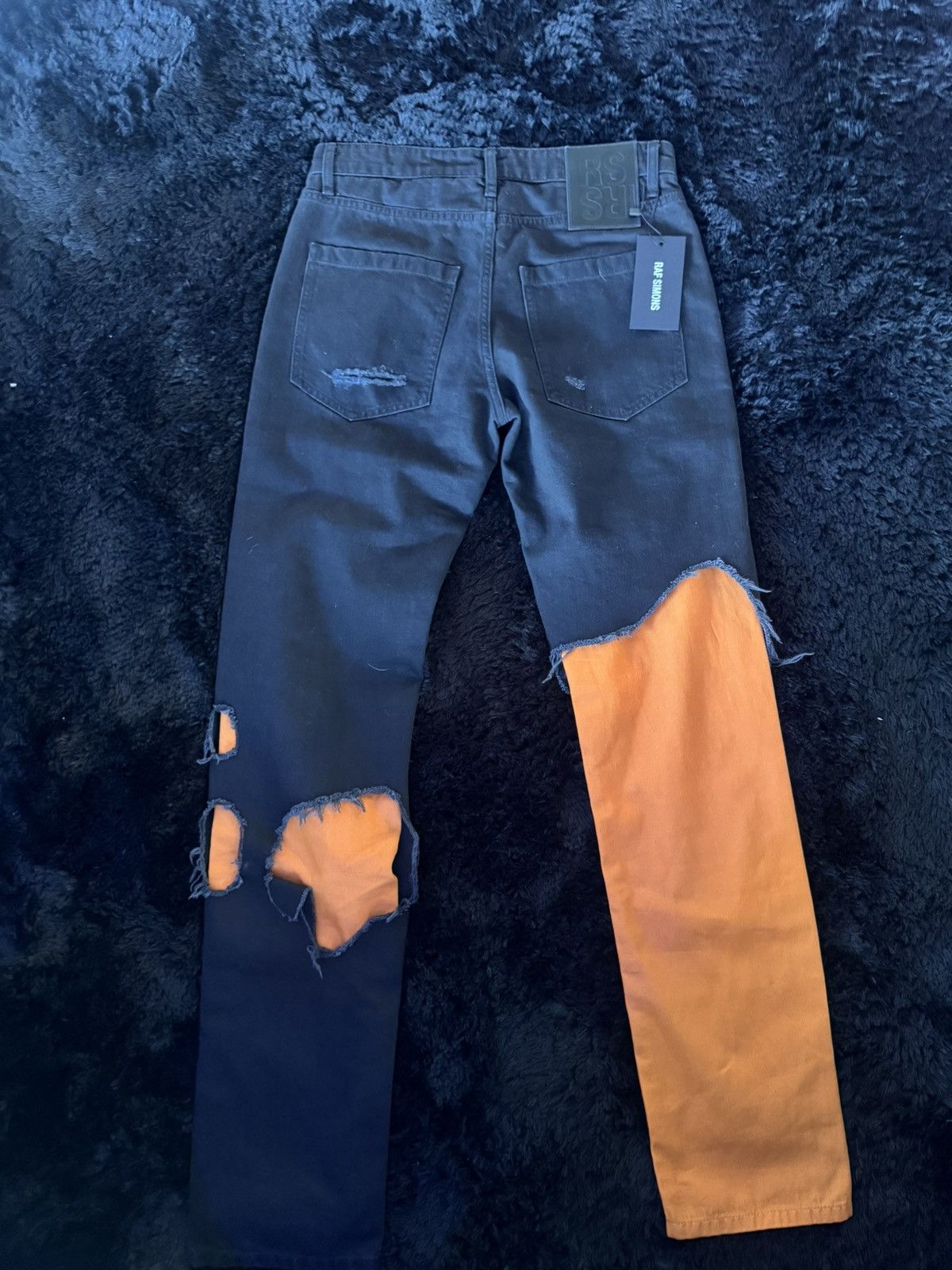 Raf Simons Raf Simons 30 mens distressed effect double denim jeans Size US 30 / EU 46 - 2 Thumbnail